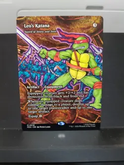 Leo's Katana Sword of Sinew and Steel (Borderless) Teenage Mutant Ninja Turtles - Image 1