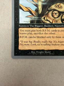 B.F.M. Big Furry Monster [Unglued] - EX Excellent - VINTAGE MTG RARE BB - Image 4