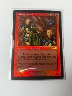 Magic the Gathering MOGGCATCHER #96/143 Nemesis Foil Rare 2000 Unplayed - Image 1