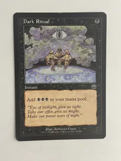 MTG [Dark Ritual] Mercadian Masques #129/350 Reg Common NM - Image 1