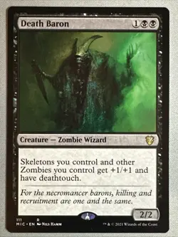 MTG / Death Baron / MIC / #111 / Regular / Rare / NM - Image 1