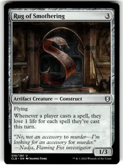 Rug of Smothering Commander Legends: Battle for Baldur's Gate Regular MTG - Image 1