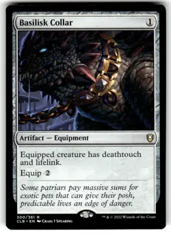 Basilisk Collar Commander Legends: Battle for Baldur's Gate Regular MTG NM - Image 1