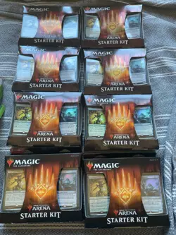 Magic the gathering 8 starter decks sealed in boxes - Image 1