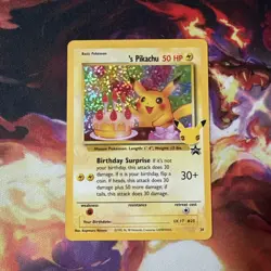 Birthday Pikachu 24/53 Celebrations Holo Black Star Promo Pokemon NM - Image 2