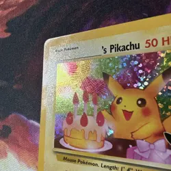 Birthday Pikachu 24/53 Celebrations Holo Black Star Promo Pokemon NM - Image 3