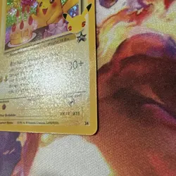 Birthday Pikachu 24/53 Celebrations Holo Black Star Promo Pokemon NM - Image 5
