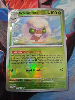 Whimsicott Evolutions Pokemon TCG Card Master Ball Holo Prismatic 008/131 - Image 1