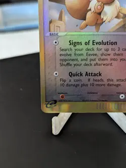 Pokemon Eevee TCG Reverse Holo Card EX Sandstorm 63/100 - Image 5