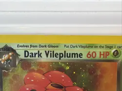 Pokemon Dark Vileplume Team Rocket 13/82 1st Edition Holo Rare English SWIRL - Image 4