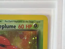 Pokemon Dark Vileplume Team Rocket 13/82 1st Edition Holo Rare English SWIRL - Image 5