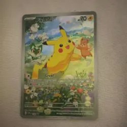 Pokemon Pikachu SV-P Promo Full Art Holo Card 088/SV-P Basic 70 HP TCG - Image 1
