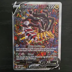 Pokemon Giratina V Full Art Holo Ultra Rare 186/196 Lost Origin 220 HP Basic - Image 1
