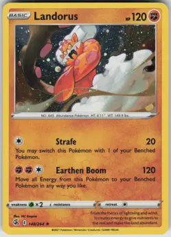 Pokemon Landorus - (Cosmos Holo) Promo Blister Exclusives 148/264 NM - Image 1