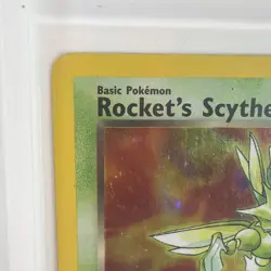 Pokemon LP TCG Gym Heroes HOLO Rockets Scyther 013/132 SWIRL - Image 2