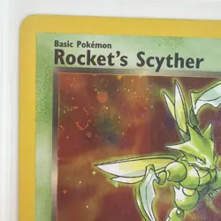 Pokemon LP TCG Gym Heroes HOLO Rockets Scyther 013/132 SWIRL - Image 5
