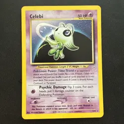 Celebi Holo Rare 3/64 Neo Revelation 2001 WOTC Pokemon TCG LP/NM - Image 1