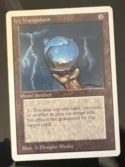 Magic the Gathering MTG Unlimited Icy Manipulator LP+ (Beta Bob) - Image 1