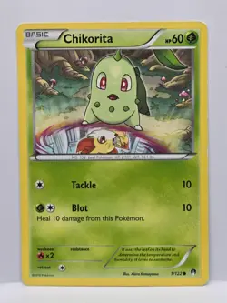 Chikorita 1/122 Pokemon TCG HP - Image 1