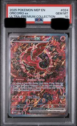 Pokemon TCG Oricorio Ex #24 Black Star Promo PSA 10 Gem Mint - Image 1