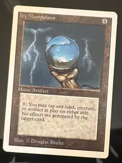 Magic the Gathering MTG Unlimited Icy Manipulator NM (Beta Bob) - Image 1
