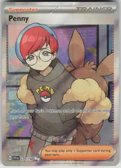 Pokemon Penny Ultra Rare SV01: Scarlet & Violet Base Set 239/198 NM - Image 1