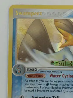 Pokemon TCG Swampert 11/106 Emerald Reverse Holo Stamp Mid Era - Image 2