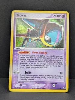 Deoxys (Speed Forme) 2/106 EX Emerald Holo Rare Pokemon TCG Nintendo NM - Image 3