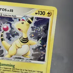 Ampharos 1/132 Secret Wonders Holo Rare SWIRL 2007 Pokemon TCG NM - Image 2