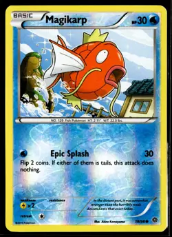 2015 TCG Pokemon #19 Magikarp 19/98 Reverse Holo Ancient Origins - Image 1