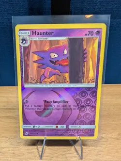 Pokemon TCG Haunter Uncommon Reverse Holo 37/111 Sun & Moon: Crimson Invasion - Image 1
