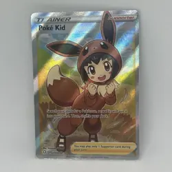 Pokemon TCG - Poke Kid 070/072 Shining Fates Full Art Trainer NM - Image 1