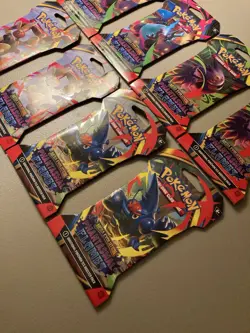 Lot of 8 Pokemon TCG Mega Evolution Phantasmal Flames Sleeved Booster Packs New - Image 3