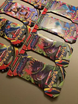 Lot of 8 Pokemon TCG Mega Evolution Phantasmal Flames Sleeved Booster Packs New - Image 4