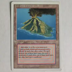Volcanic Island - HP - Revised Edition 3ED - MTG - Image 1