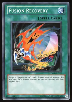 Fusion Recovery - LCGX-EN212 - Common - Unlimited Yugioh - Image 1