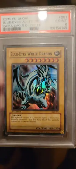 Awesome Must Have 2004 YU -GI-OH! Blue Eye's White Dragon First Edition! #1 🐉💦 - Image 1