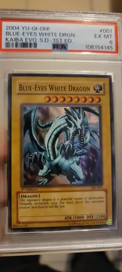 Awesome Must Have 2004 YU -GI-OH! Blue Eye's White Dragon First Edition! #1 🐉💦 - Image 4