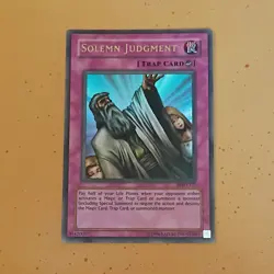 Solemn Judgment MRD-127 Ultra Rare***Metal Raiders Set 2002***Great Condition - Image 1