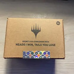 Heads I Win Tails You Lose SEALED! Secret Lair Commander Magic the Gathering MTG - Image 1