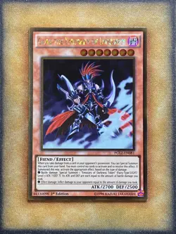 Yugioh Gorz the Emissary of Darkness PGL2-EN081 Gold Rare 1st Ed LP - Image 1