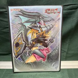 Yugioh Dark Magician Girl The Dragon Knight 9 Pocket Duelist Portfolio - Opened - Image 1