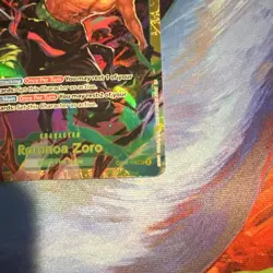 One Piece Roronoa Zoro OP06-118 Full Art Foil Character 9 Cost 9000 Power Sec - Image 5