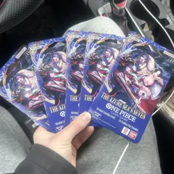 One Piece OP-14 Sleeved Booster Packs Lot of (5) Blister Packs Sealed Rare 🔥 - Image 1