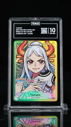 One Piece Yamato OP06-022 Wings of the Captain Alternate Art Leader TAG 10 - Image 1