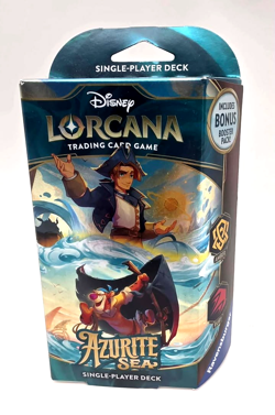 Disney Lorcana: Azurite Sea Starter Deck – Amber & Ruby Factory Sealed – New - Image 1