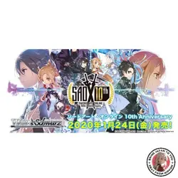 NEW Trading Card Game Weiss Schwarz Flareon Pack Sword Art Online 10th 4573414714536 - Image 1