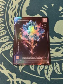 Teal Cosmic Bloom U Formless Foil Wonders Of The First Call Of The Stones Item - Image 1
