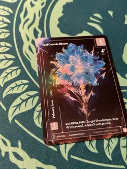 Teal Cosmic Bloom U Formless Foil Wonders Of The First Call Of The Stones Item - Image 2