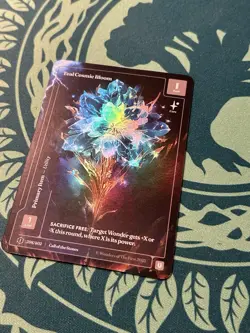 Teal Cosmic Bloom U Formless Foil Wonders Of The First Call Of The Stones Item - Image 3
